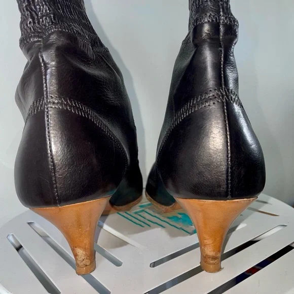 Chanel Quilted Leather Boots - Picture 5 of 5